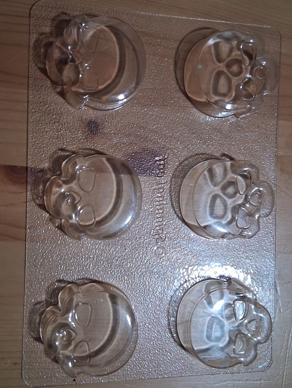 Skull Halloween Chocolate Mold For Oreos